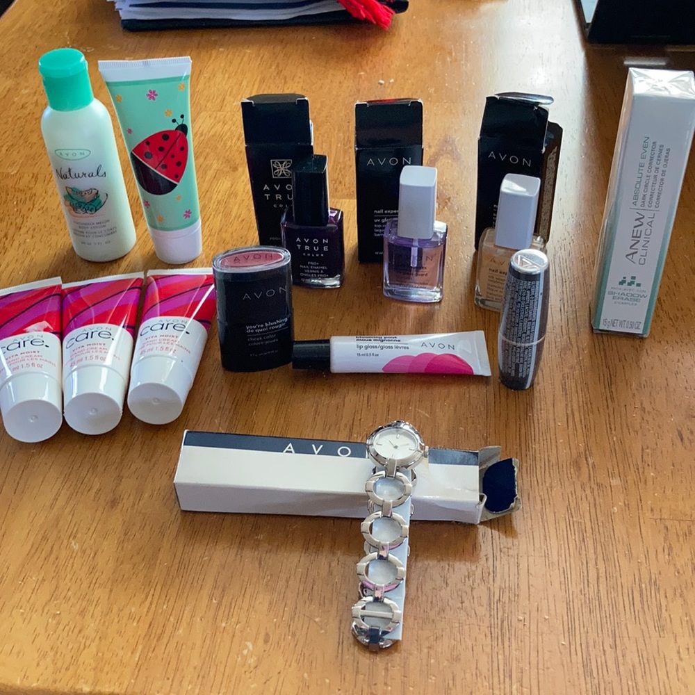 Lot of Brand New Avon products